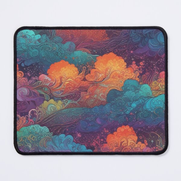 Item preview, Euphoria dreamlike psychedelic trippy pattern print design  designed and sold by Anshu3813.