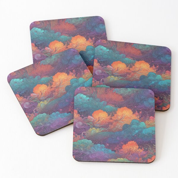 Item preview, Euphoria dreamlike psychedelic trippy pattern print design  designed and sold by Anshu3813.