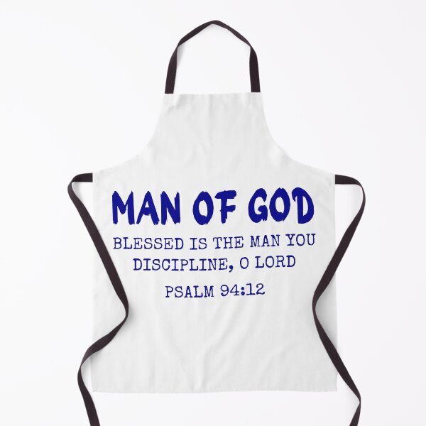 Item preview, Man of God, Psalm: 94: 12, blue design. designed and sold by MoriaStore.