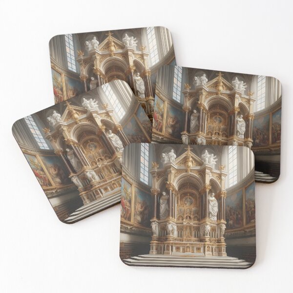 Item preview, Ornate Altar | Classical Church Interior designed and sold by OldManGman.