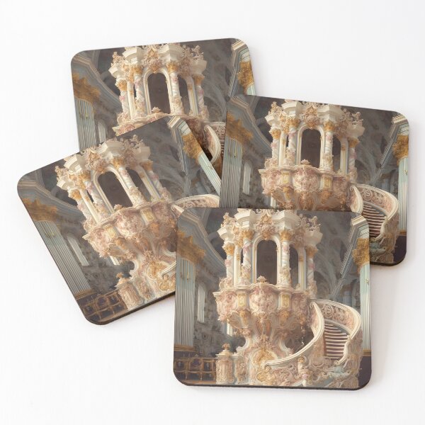 Item preview, Rococo Pulpit | Ornate Church Interior designed and sold by OldManGman.