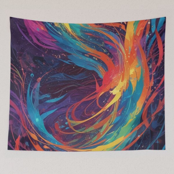 Item preview, Euphoria dreamlike psychedelic trippy pattern print design  designed and sold by Anshu3813.