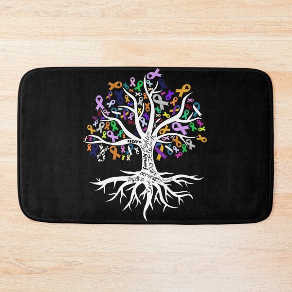 Item preview, Fight cancer in all colors tree designed and sold by pnkpopcorn.