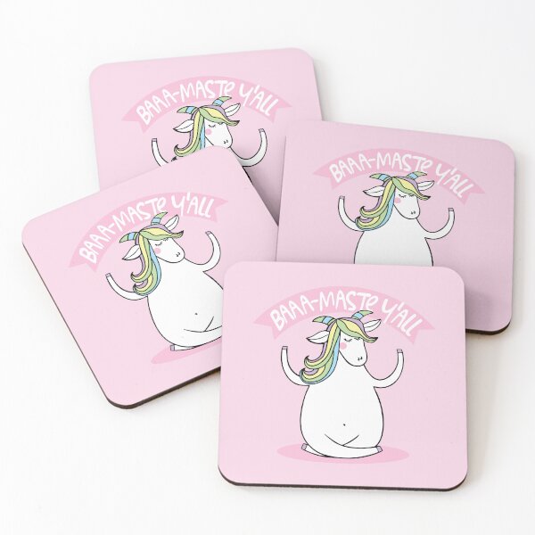 Item preview, "Goat Yoga: Baaamaste Meditation Pose with Funny Animal Twist - Modern Fitness for Goat Lovers, For Yoga Teacher and Instructor" designed and sold by artworkathome.