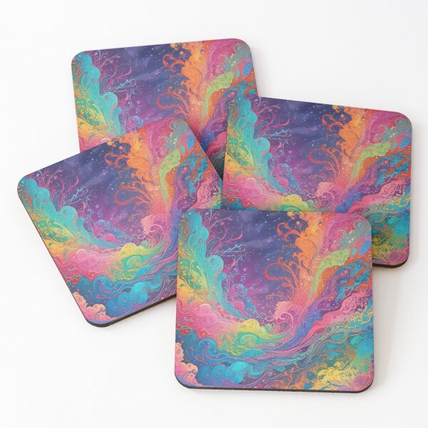 Item preview, Euphoria dreamlike psychedelic trippy pattern print design  designed and sold by Anshu3813.