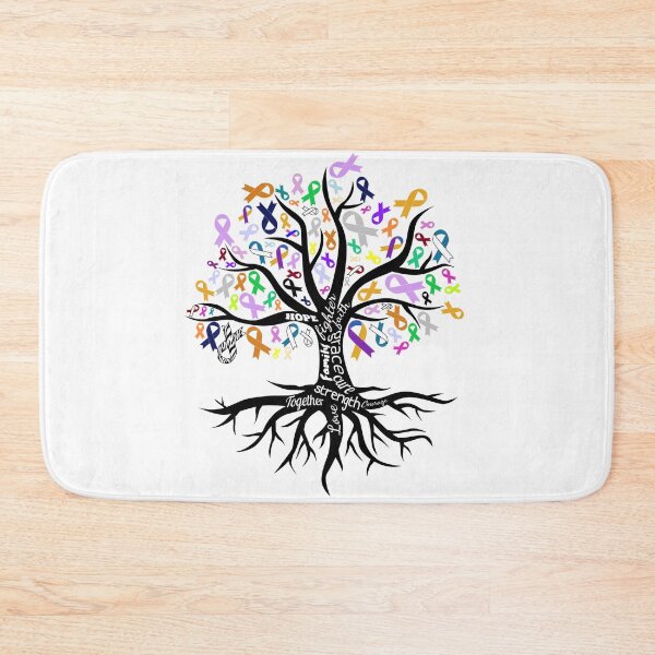 Item preview,  Fight cancer in all colors tree designed and sold by pnkpopcorn.