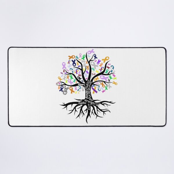 Item preview,  Fight cancer in all colors tree designed and sold by pnkpopcorn.