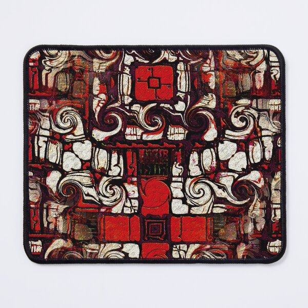 Item preview, Vibrant Red Black Pattern designed and sold by Natalie Holland.