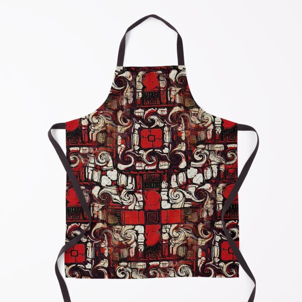 Item preview, Vibrant Red Black Pattern designed and sold by Natalie Holland.