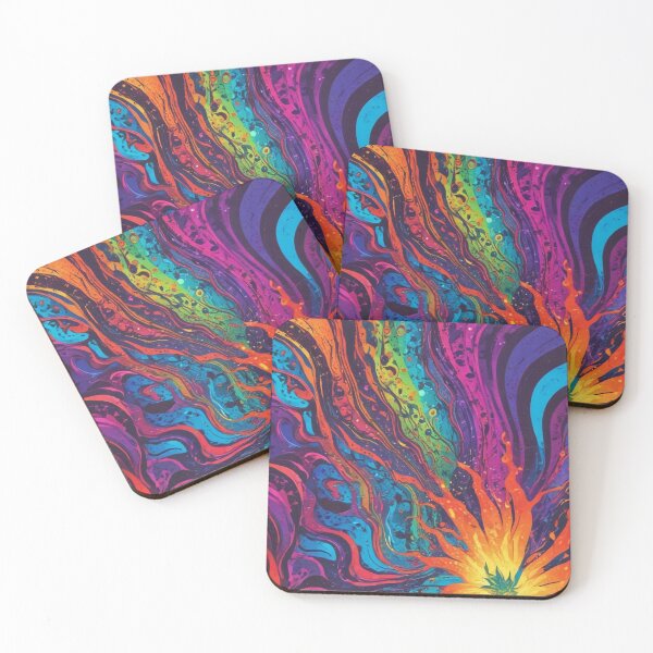 Item preview, Euphoria dreamlike psychedelic trippy pattern print design  designed and sold by Anshu3813.