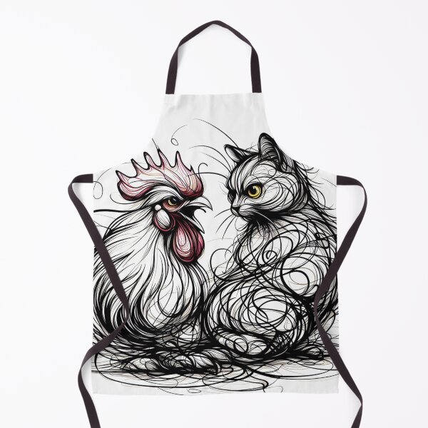 Item preview, Angry Chicken and Pussy cat designed and sold by rich4Design.