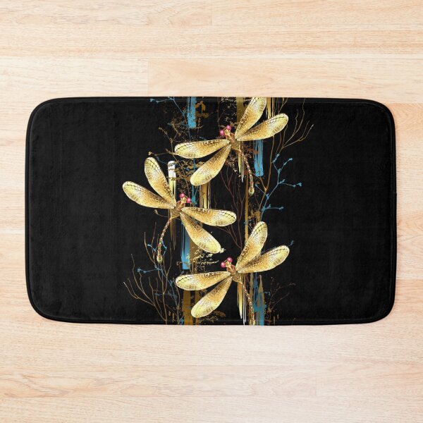 Item preview, Three golden dragonflies designed and sold by Blackmoon9.