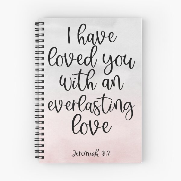 Item preview, Everlasting Love Jeremiah 31:3 designed and sold by KAMdesignhaus.