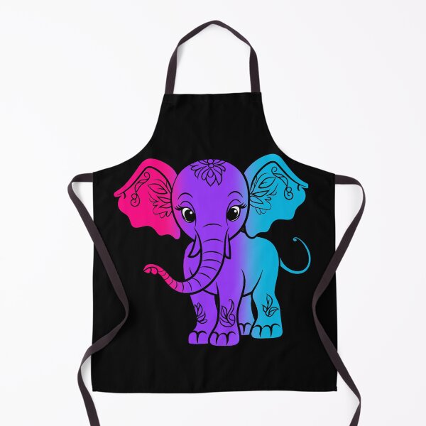 Item preview, Cute Elephant Androgynous Pride Flag, Kawaii Elephant Androgynous Design designed and sold by Travelslightly.