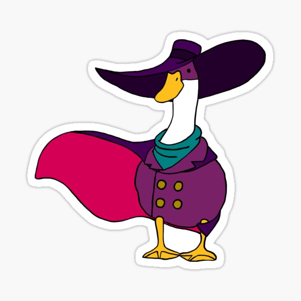 Shady Duck Hero Sticker