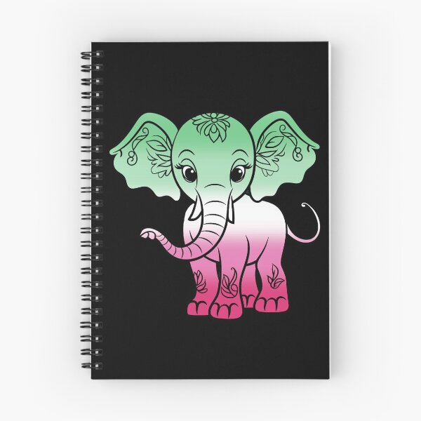 Item preview, Cute Elephant Abrosexual Pride Flag, Kawaii Elephant Abrosexual Design  designed and sold by Travelslightly.