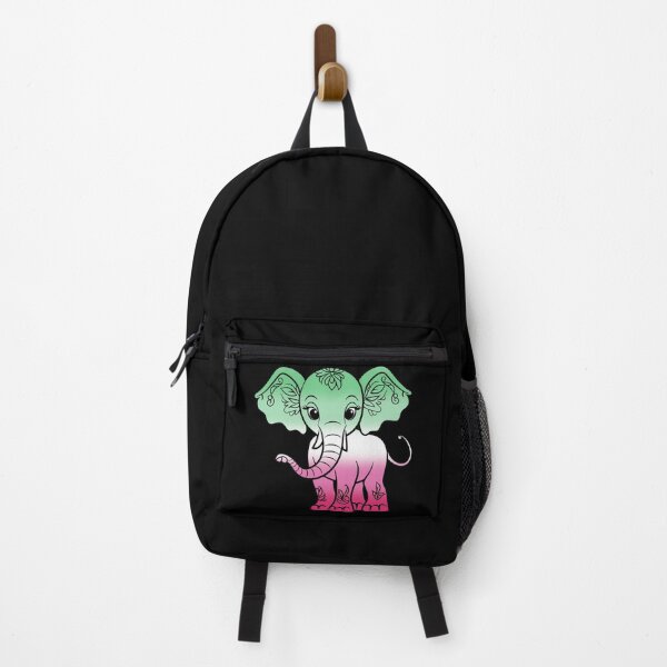 Item preview, Cute Elephant Abrosexual Pride Flag, Kawaii Elephant Abrosexual Design designed and sold by Travelslightly.