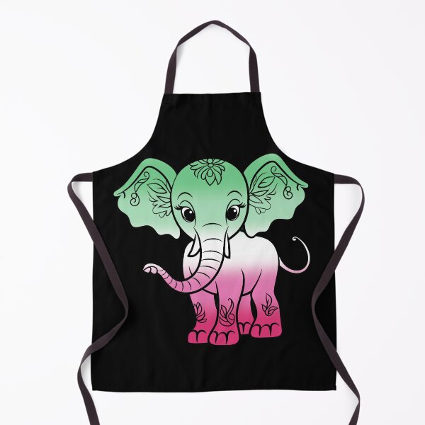 Item preview, Cute Elephant Abrosexual Pride Flag, Kawaii Elephant Abrosexual Design  designed and sold by Travelslightly.