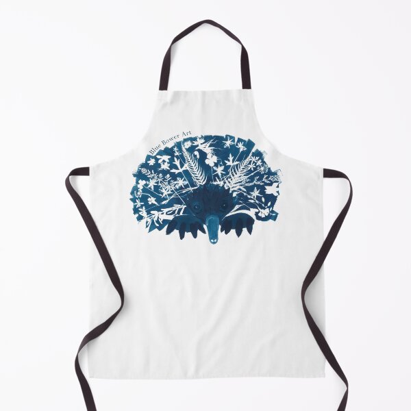 Item preview, Echidna Animal Cyanotype Art designed and sold by Blue Bower Art.