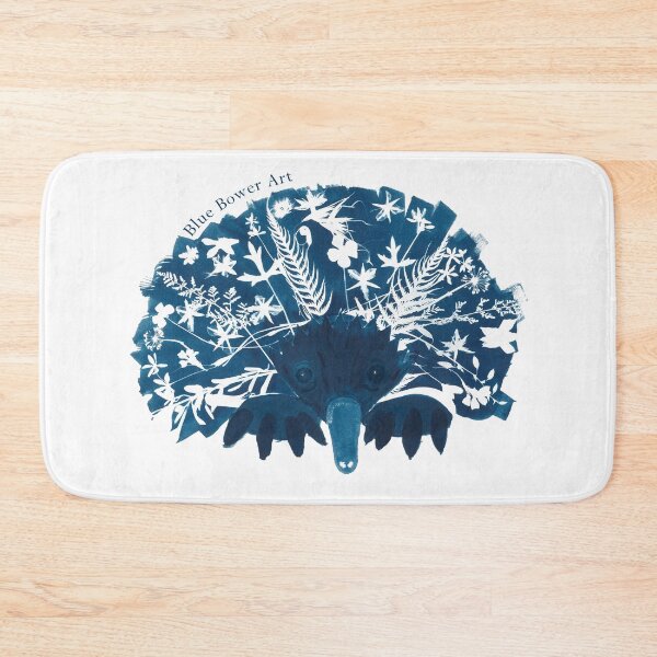 Item preview, Echidna Animal Cyanotype Art designed and sold by Blue Bower Art.