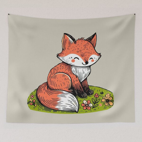 Item preview, Little Fox designed and sold by Myra365Art.