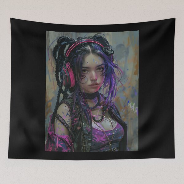Item preview, Pretty Paint Rave Girl designed and sold by SurrealismByKia.