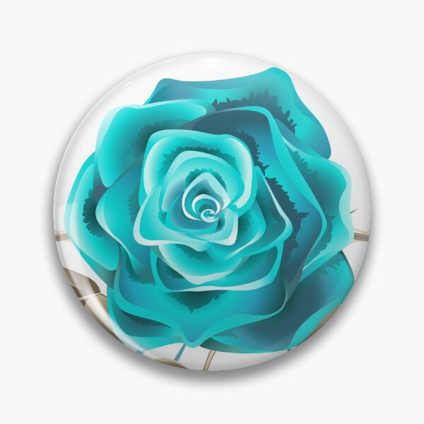 Item preview, Symmetrical garland with turquoise roses designed and sold by Blackmoon9.