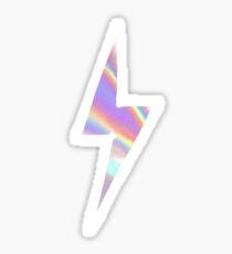 50'S PINK LIGHTNING BOLT Sticker