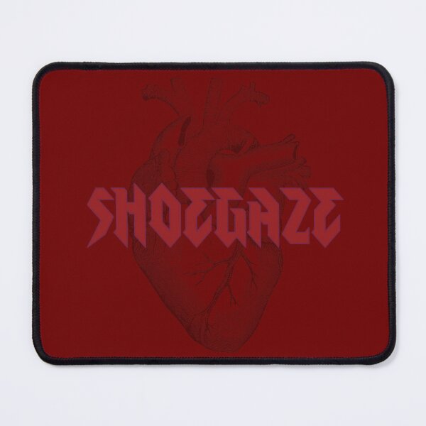 Item preview, Shoegaze with black heart, red background designed and sold by hazelbasil.