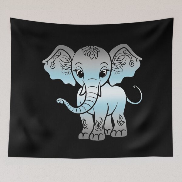 Item preview, Cute Elephant Demiboy Pride Flag, Kawaii Elephant Demi Design  designed and sold by Travelslightly.