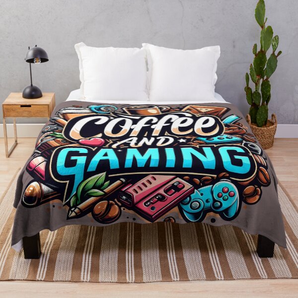 Item preview, coffee and Gaming, typography designed and sold by maxmaj.