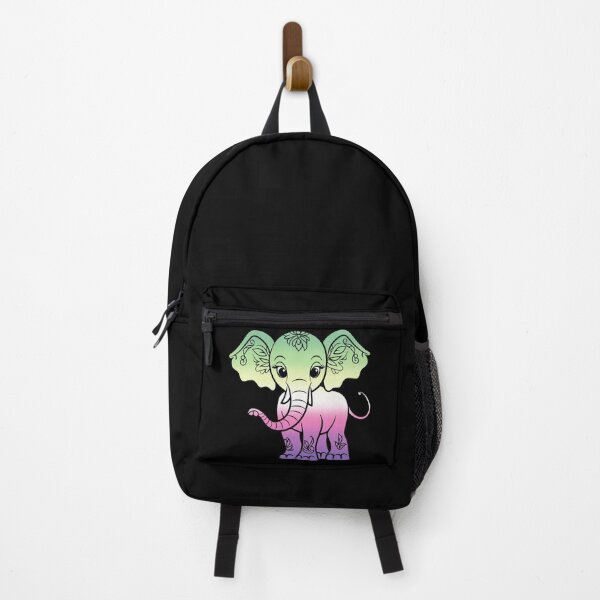 Item preview, Cute Elephant Genderfae Pride Flag, Kawaii Elephant Genderdoe Design, fae faer genderfaunet designed and sold by Travelslightly.