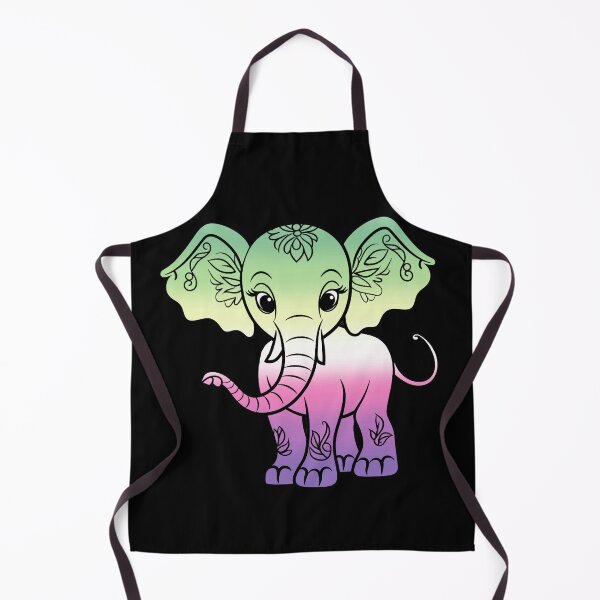 Item preview, Cute Elephant Genderfae Pride Flag, Kawaii Elephant Genderdoe Design, fae faer genderfaunet designed and sold by Travelslightly.