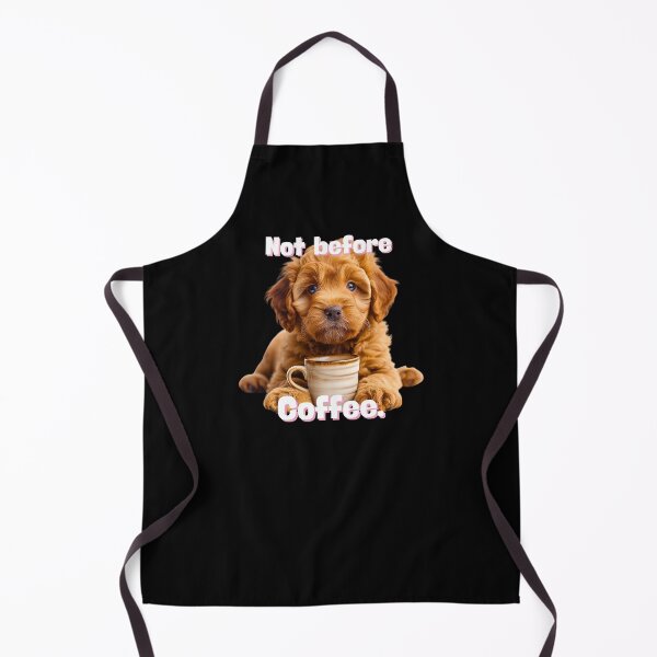 Item preview, Cute Coffee Lover Golden Doodle Puppy designed and sold by HollywoodInked.