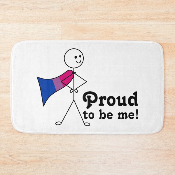 Item preview, Proud to Be Me Bi (Bisexual) Pride Super Hero designed and sold by JoyfulJen.