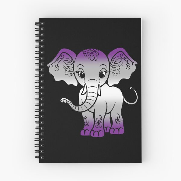 Item preview, Cute Elephant graysexual Pride Flag, Kawaii Elephant Greysexual Design  designed and sold by Travelslightly.
