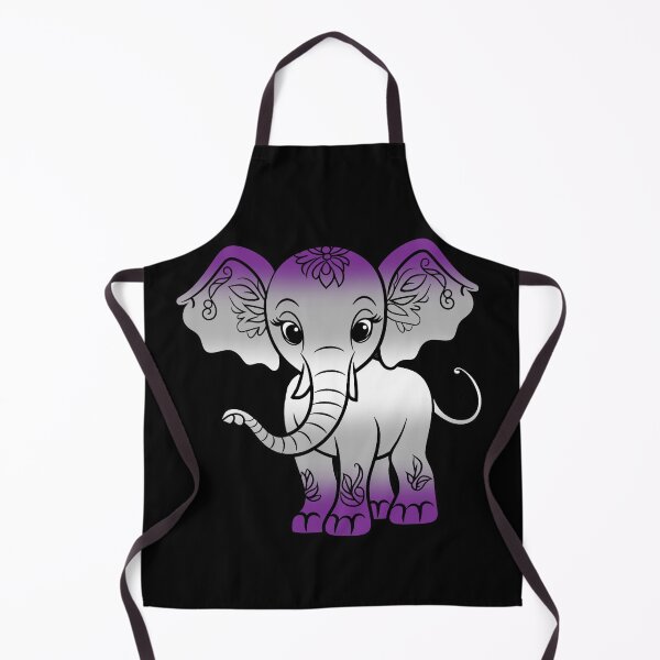 Item preview, Cute Elephant graysexual Pride Flag, Kawaii Elephant Greysexual Design designed and sold by Travelslightly.