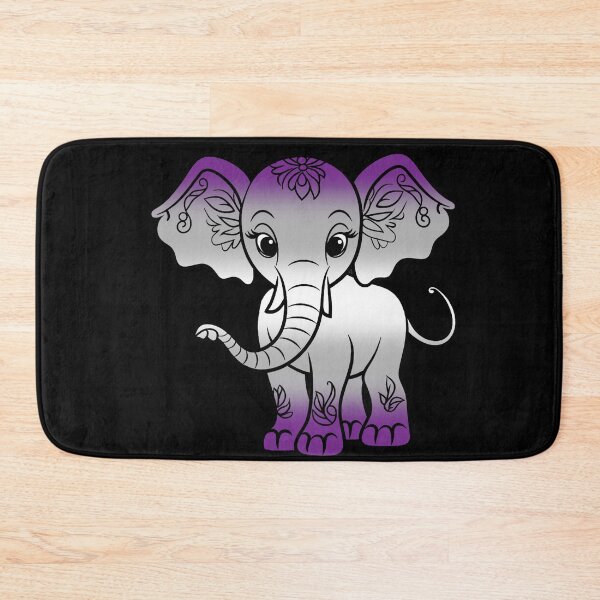 Item preview, Cute Elephant graysexual Pride Flag, Kawaii Elephant Greysexual Design  designed and sold by Travelslightly.