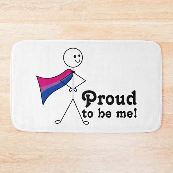 Item preview, Proud to Be Me Bi (Bisexual) Pride Super Hero designed and sold by JoyfulJen.