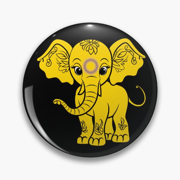 Item preview, Cute Elephant Intersex Pride Flag, Kawaii Elephant Intersex Design  designed and sold by Travelslightly.
