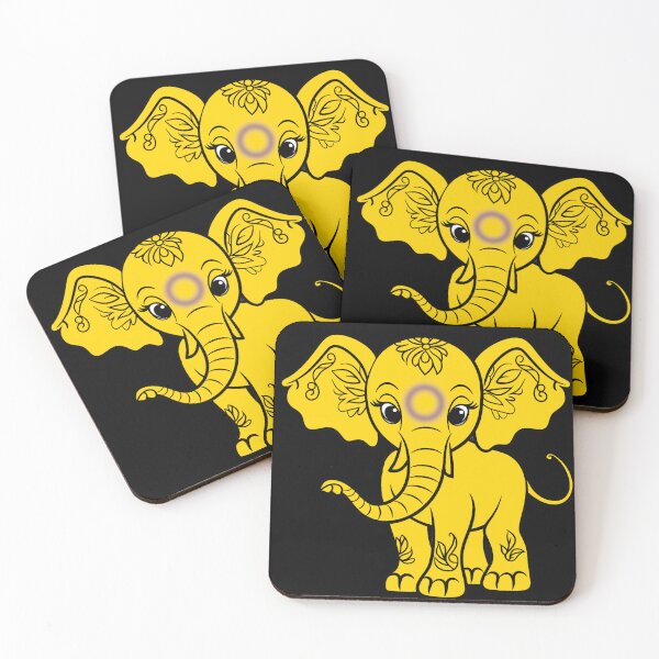 Item preview, Cute Elephant Intersex Pride Flag, Kawaii Elephant Intersex Design  designed and sold by Travelslightly.