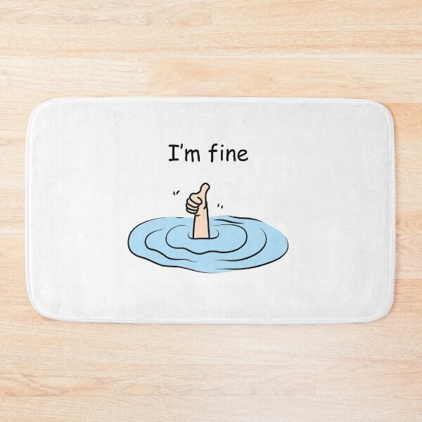 Item preview, I'm fine designed and sold by People Tee.