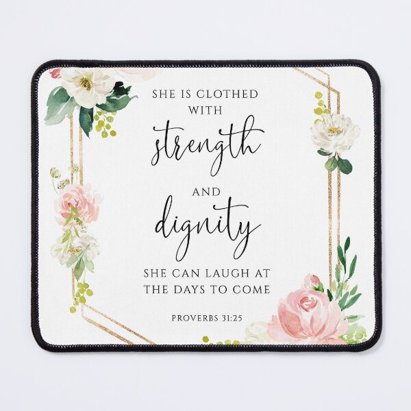 Item preview, Strength & Dignity Proverbs 31:25 designed and sold by KAMdesignhaus.