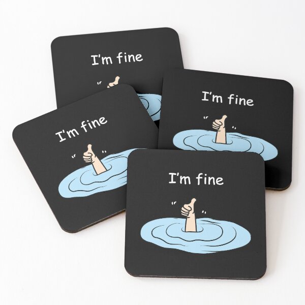 Item preview, I'm fine designed and sold by People Tee.