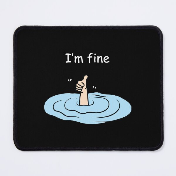 Item preview, I'm fine designed and sold by People Tee.