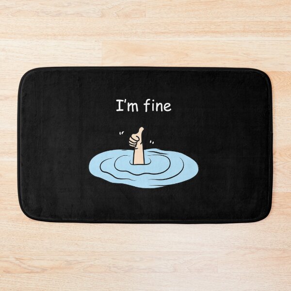 Item preview, I'm fine designed and sold by People Tee.
