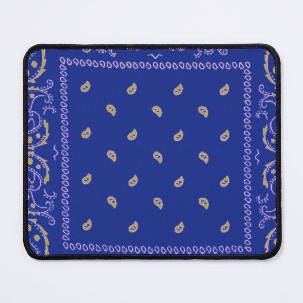 Item preview, Blue vintage bandana pattern designed and sold by Roxburylane.