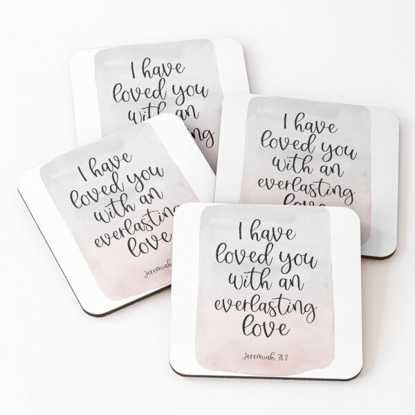 Item preview, Everlasting Love Jeremiah 31:3 designed and sold by KAMdesignhaus.