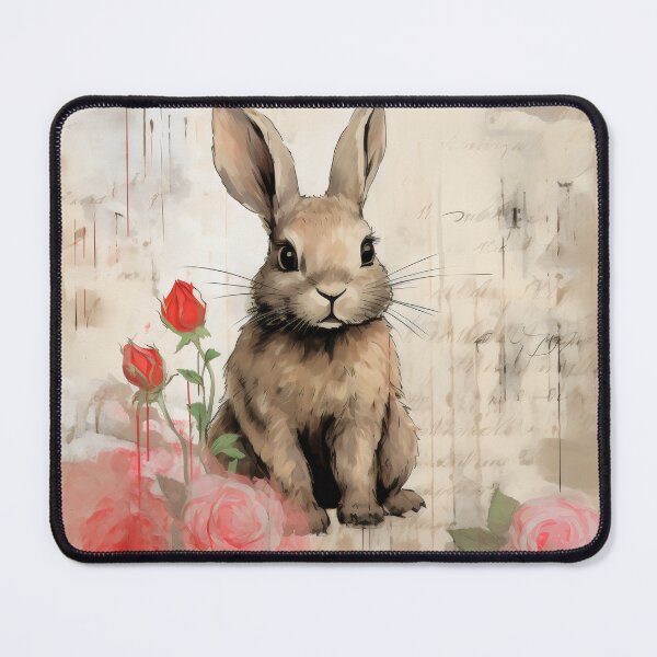 Item preview, Collage Bunny and roses designed and sold by CircusValley.