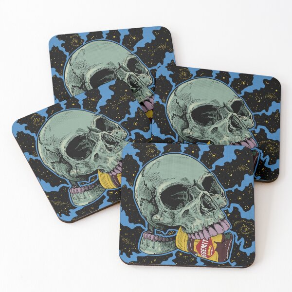 Item preview, Vegimite skull designed and sold by valerya-soler.
